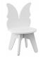 Butterfly children's table and 2 chairs - white children's table set