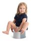 The Buubla travel potty chair easily goes with you for a holiday, shopping, friends, restaurant - wherever you go with your toddler!