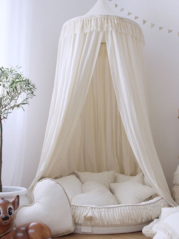 Boho Canopy Maxi, Vanilla