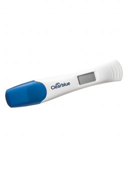 Clearblue DIGITAL pregnancy test with smart countdown is the only pregnancy test that gives you security from start to finish. With a robust and 50% wider sampling tip, a unique built-in smart countdown to the result.
