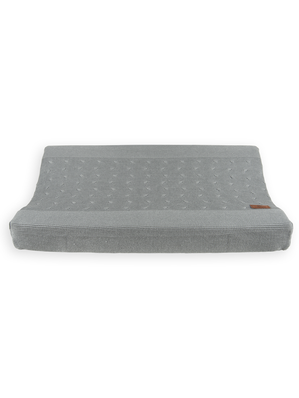 Baby´s Only - Changing pad cover - Gray braid knit