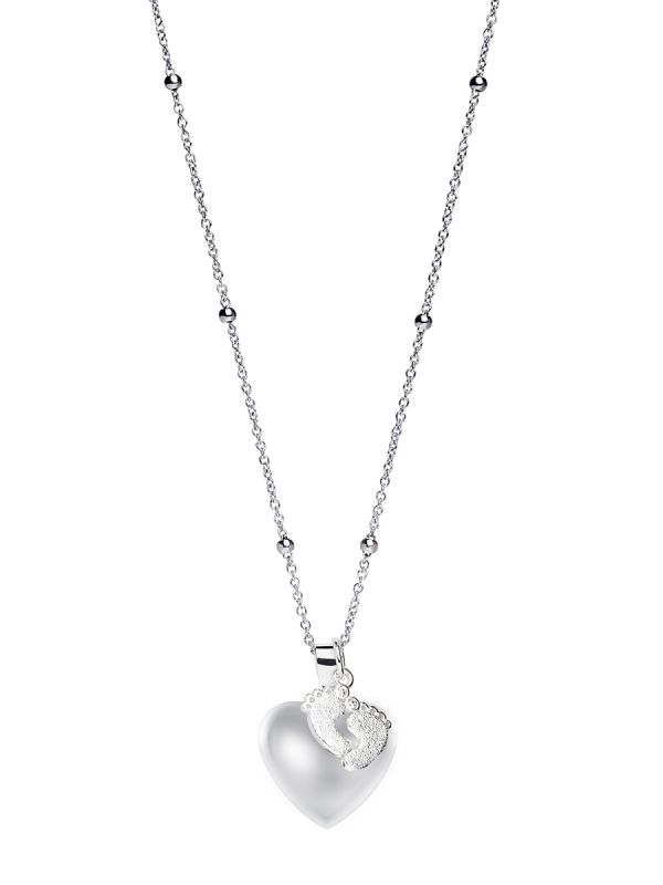 MAMIJUX - bola jewelry - heart shape with baby feet