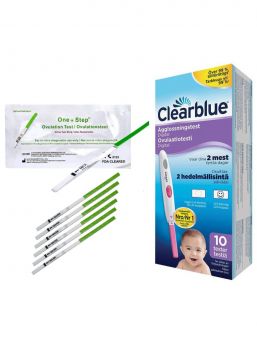 Clearblue Digital ovulation test 10 pcs and ovulation test strip 7 pcs