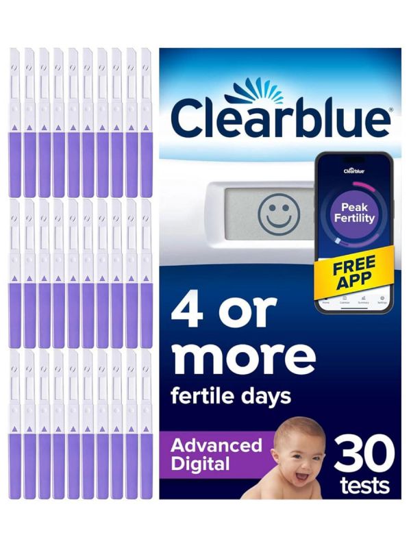 CLEARBLUE Digital Ovulation Test With DUAL HORMONE INDICATOR 30 pcs