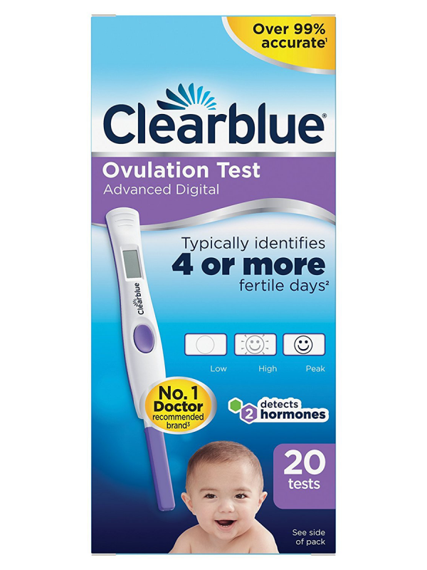 CLEARBLUE Digital Ovulation Test With DUAL HORMONE INDICATOR 20 pcs