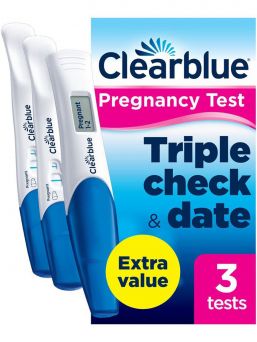 Pregnancy Test Clearblue Triple-Check & Date