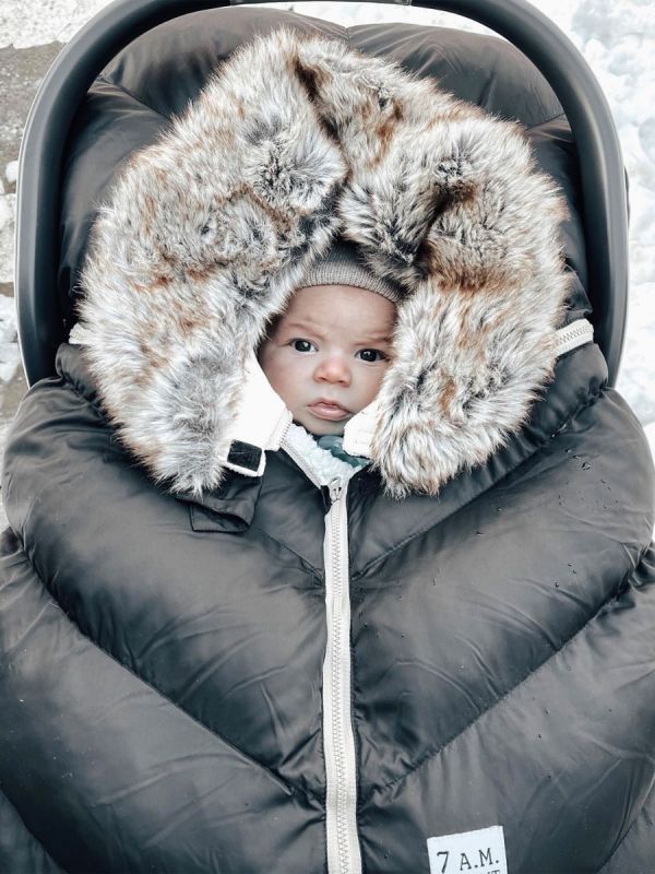 7am car seat online cocoon faux fur