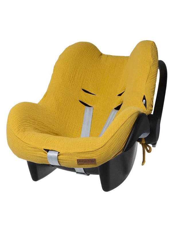 Baby's Only - cover for a infant car seat, Ochre light cotton