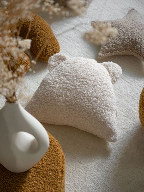 Wigiwama - Bear pillow Teddy Cream White