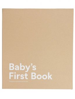 Design Letters - Baby´s First Book babybook - Beige