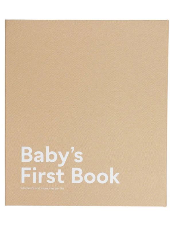Design Letters - Baby´s First Book babybook - Beige