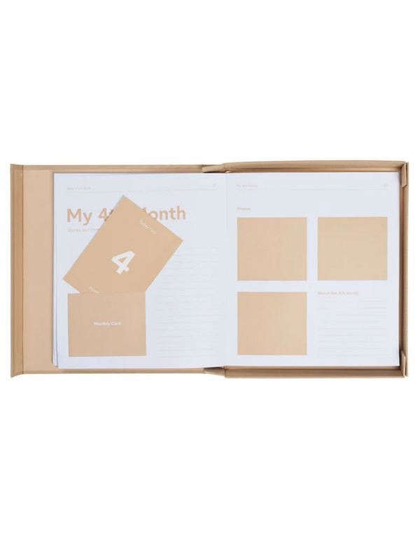 Design Letters - Baby´s First Book babybook - Beige