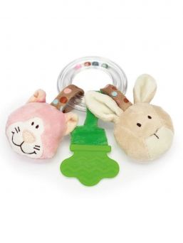 Teddykompaniet Diinglisar Rattle, Cat & Rabbit