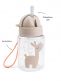 Done By Deer - Straw bottle - Celebration Sand