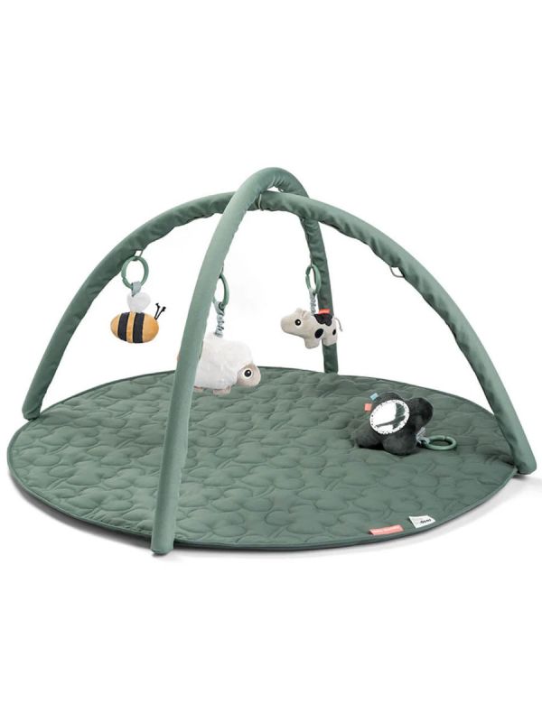 Done by Deer Tiny Farm activity mat for baby, Green