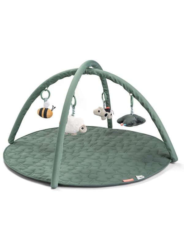 Done by Deer Tiny Farm activity mat for baby, Green