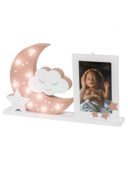 Dooky - moonlight frame with lights - pure hazel