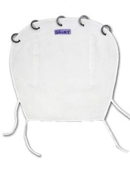 Dooky - pram curtain, cream white
