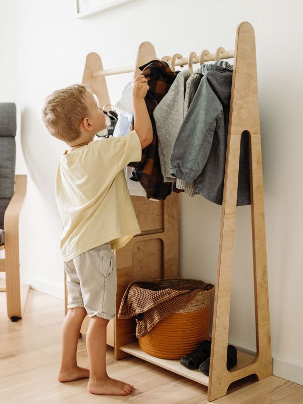 Duck Woodworks - Children wardrobe with drawers