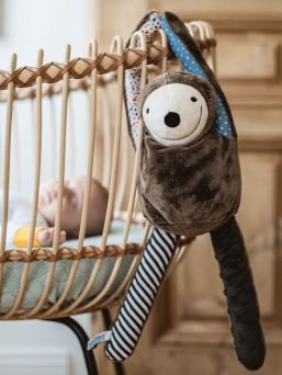 A super sweet and soft E-zzy sloth who helps the child to calm down for day and night sleep with noise function. The Sloth is not just any noise device, but also includes a child's sleep monitor that can be controlled by an application that can be downloaded to a smartphone. The perfect saver for everyday baby dreams! If your baby have little trouble falling asleep and waking up often, try E-zzy Sloth Magic!