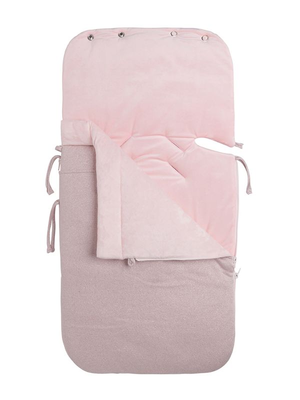 Baby's Only sparkle Footmuff keep baby warm in car seats and baby carriages. Thanks to Footmuff the baby does not need to undress and dress up constantly, the baby stays warm embrace of the bag.