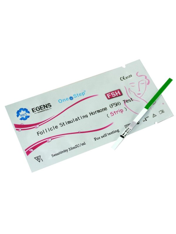 female-fertility-test-strips. Easy to use home fertility test for women checks urine for high levels of FSH, follicle stimulating hormone. Check your eggs with 99.9% accuracy. 