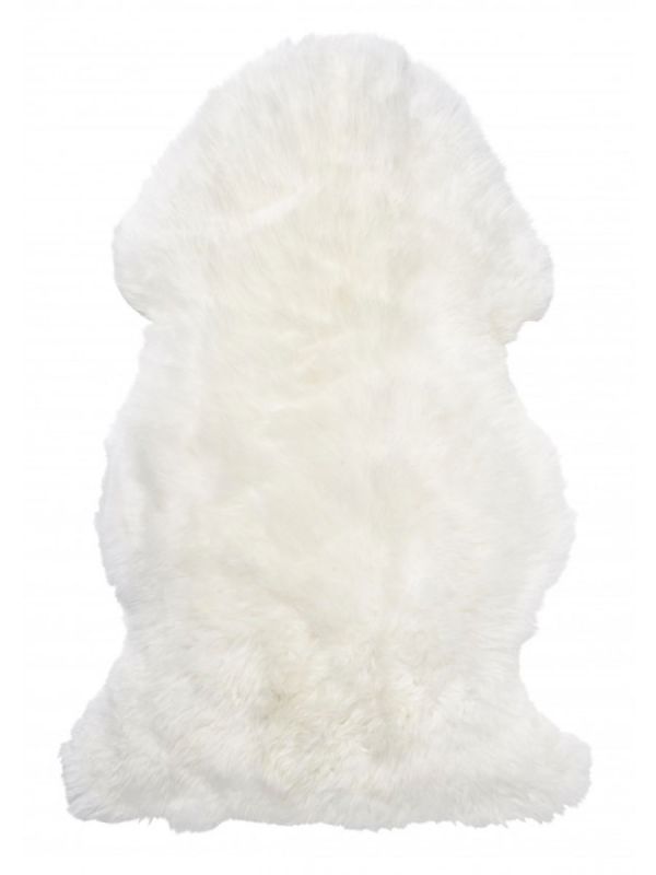 Skinnwille Gently white. Long haired lambskin from Australia.
