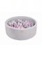 Stunning, padded Ball-pit with 200 balls is perfect for every home. A wonderful detail in kidsroom.