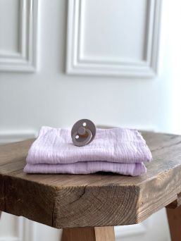 Gauze for baby 65x65cm - Dusky Lilac