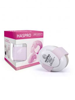 Haspro BABY hearing protectors for children 0-3 years, pink