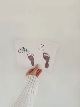 Hello World - Inkless Milestone Cards