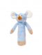 Teddykompaniet rattle for baby (blue mouse)