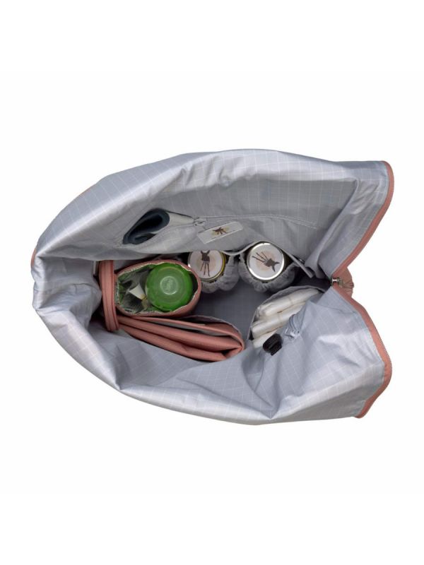 Lässig - Diaper Bag Rolltop Backpack, Cinnamon