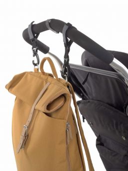 Lässig - Diaper Bag Rolltop Backpack, Curry