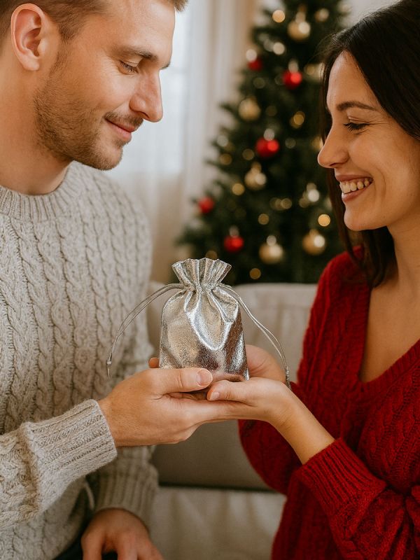 Silver Bag for jewelry