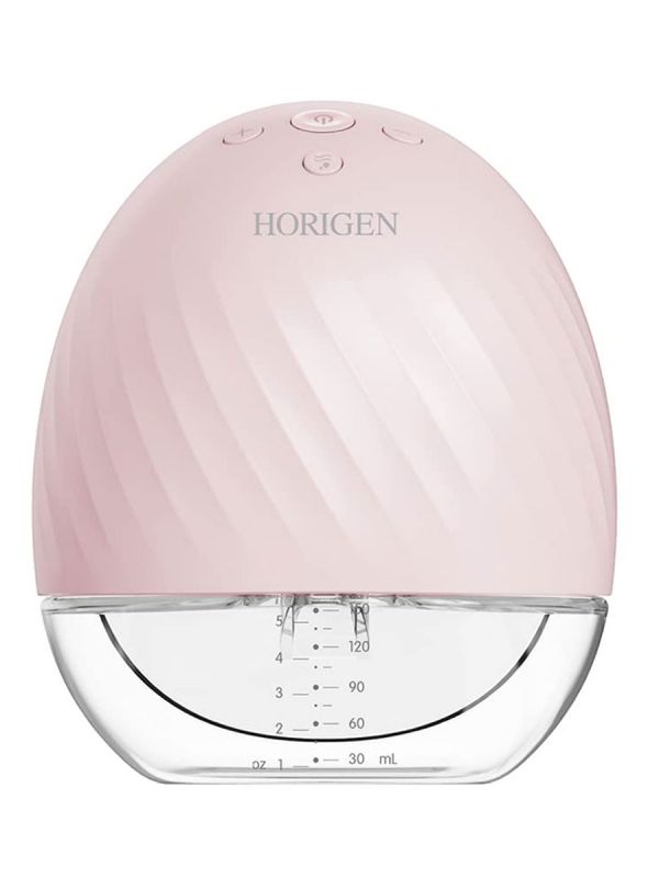 Horigen Single - wearable breast pump, rosa