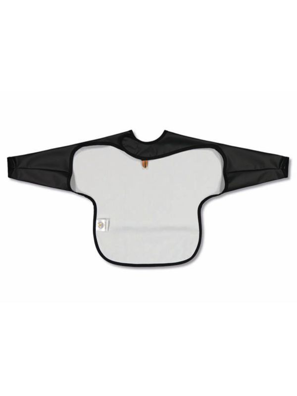 Longsleeve bib from Baby Wallaby PVC-free coated polyester - durable and practical material.