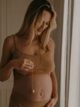 ILADO - pregnancy bola Flower Of Life rosegold