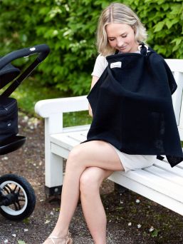 Nursing cover for privacy, Black