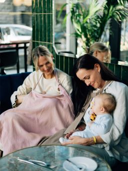 Nursing cover for privacy, Blush