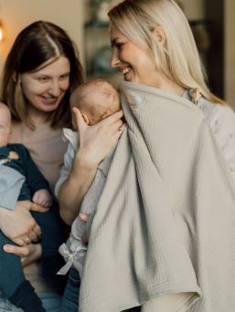 Nursing cover for privacy, Oat Beige