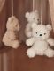 Jollein teddy bear mobile for babies, Natural/Biscuit