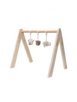 Jollein Wooden toy arch & toy set, Animals