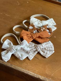 Children's elastic bowheadbands, 5 pcs