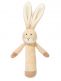 Teddykompaniet Diinglisar animal rattle is in the shape of a animal and makes a soft rattle sound when your child is moving the rattle.