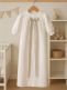 Linen christening dress – Timeless and handmade christening dress for baby