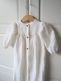 Linen christening dress – Timeless and handmade christening dress for baby
