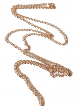 Rosegold plated necklace 100cm