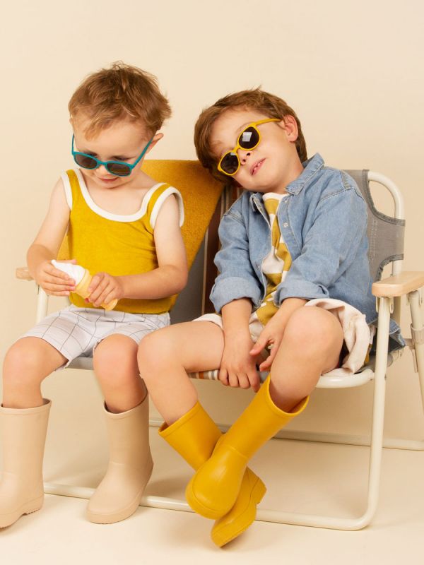 Ki ET LA Little Kids - sunglasses for kid 1-2  year, mustard