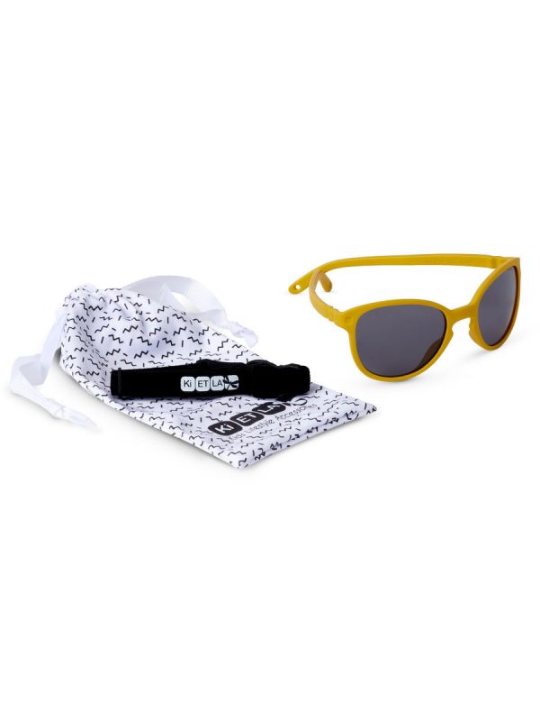 Ki ET LA Little Kids - sunglasses for kid 2-4 year, mustard